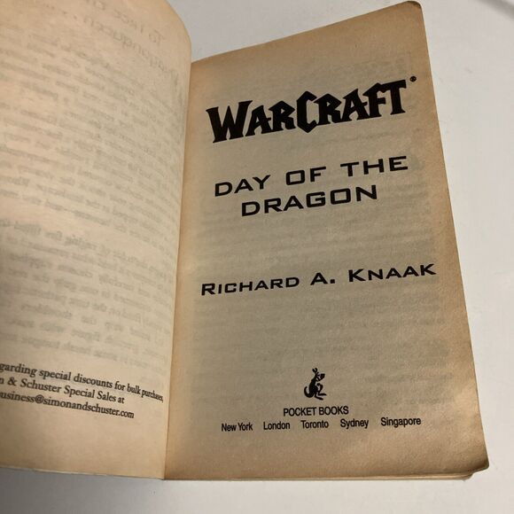 World of Warcraft Day Of The Dragon And Lord of the Clans Paperback Lot of (2) - Picture 7 of 8